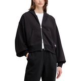 Calvin Klein Jeans Black Cotton Hoodie - A-FRENCH TERRY BADG LV047C216G