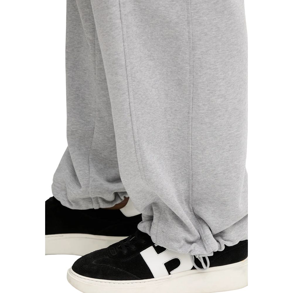 Calvin Klein Jeans Gray Cotton Joggers for Women - A-FRENCH TERRY BADG LV047C249G