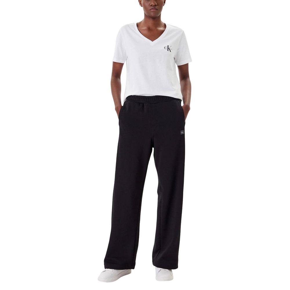 Calvin Klein Jeans A-FRENCH TERRY BADG LV047C249G Black Joggers