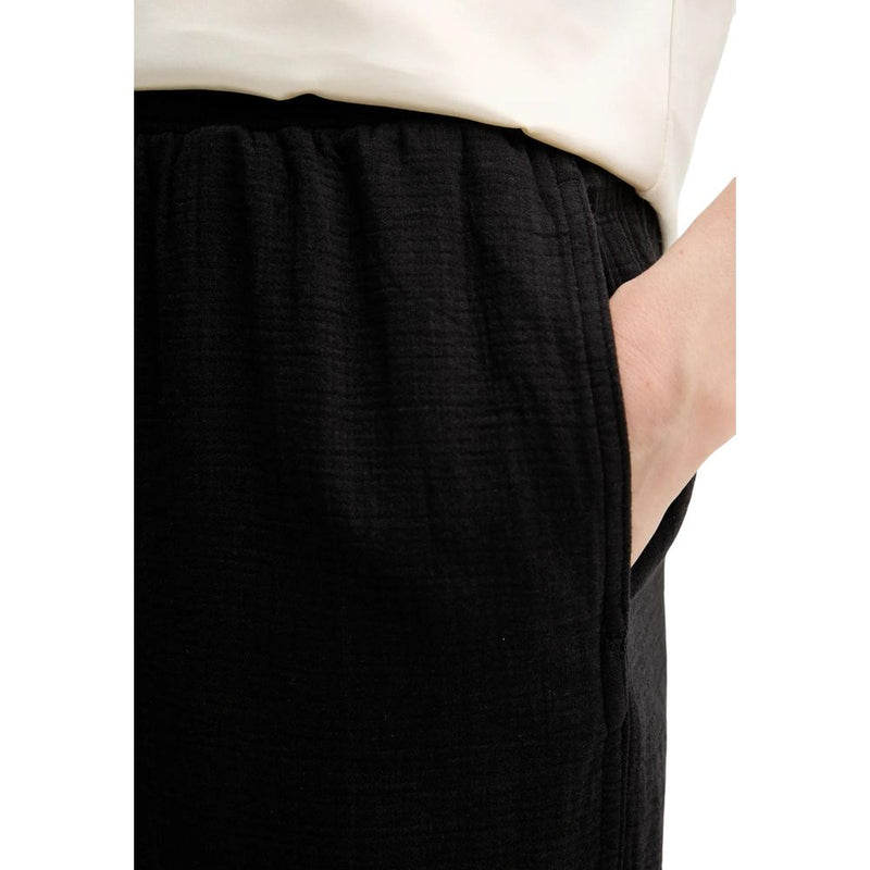 Calvin Klein Jeans Black Cotton Joggers for Women - Stylish Comfort