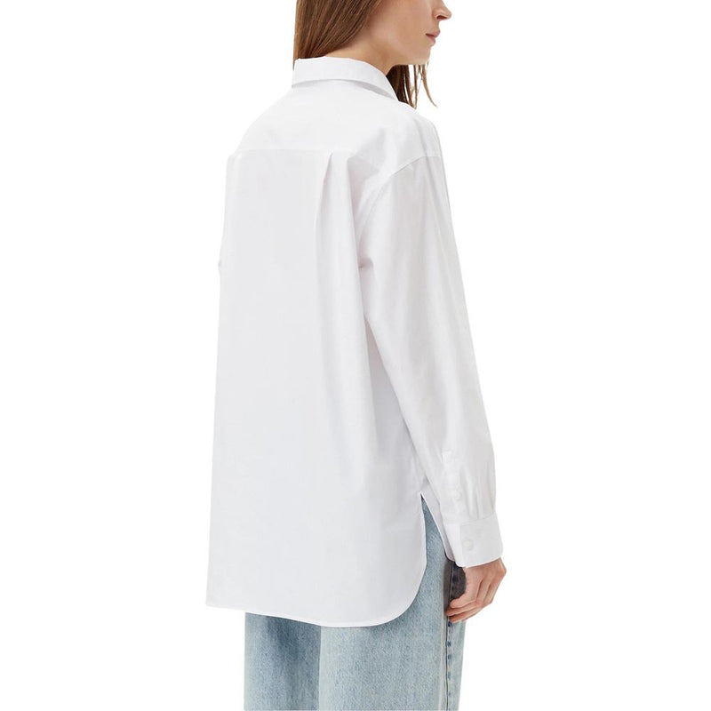 Calvin Klein Jeans White Cotton Blouse - Stylish & Comfortable
