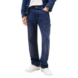 Tommy Hilfiger Jeans Jean Bleu en Coton Recyclé Coupe Décontractée