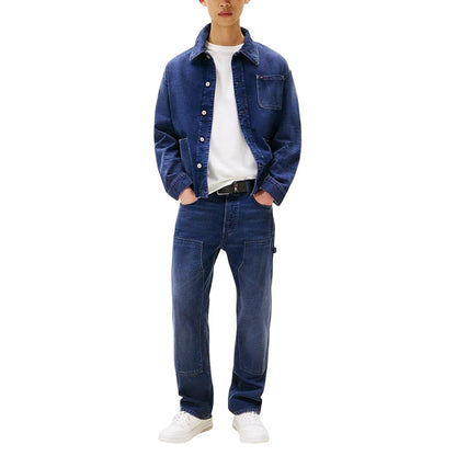 Tommy Hilfiger Jeans Jean Bleu en Coton Recyclé Coupe Décontractée