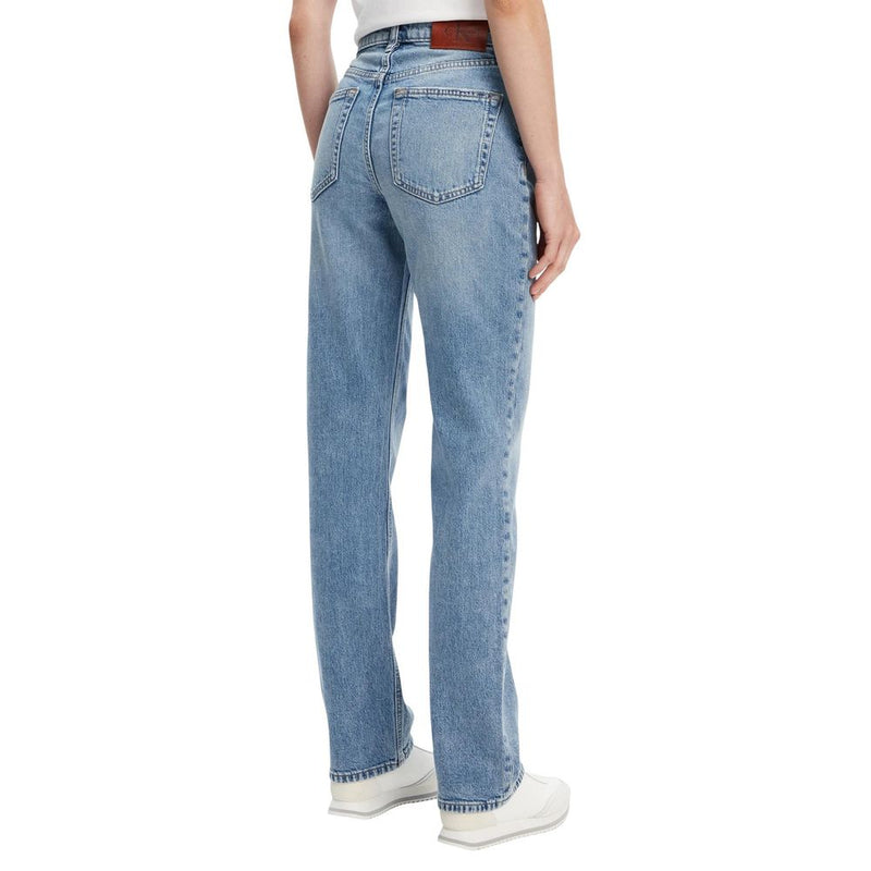 Calvin Klein Jeans Blue Recycled Cotton Mom Jeans for Women