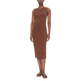 Calvin Klein Jeans SL CTN CONTOUR 1X1 R LV047C240G Brown Dress