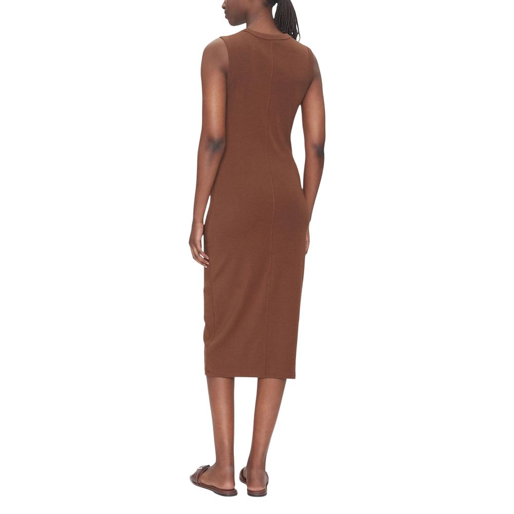 Calvin Klein Jeans SL CTN CONTOUR 1X1 R LV047C240G Brown Dress