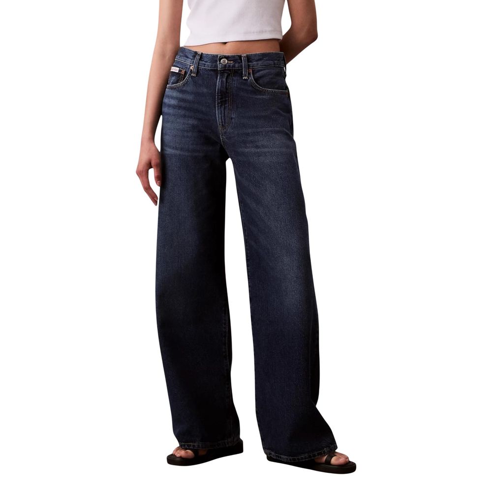 Calvin Klein Jeans Blue Recycled Cotton Bootcut Jeans for Women