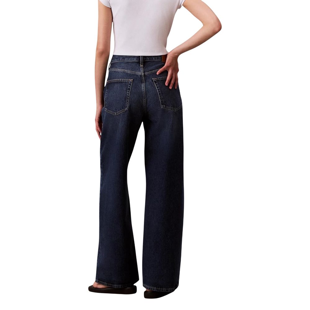 Calvin Klein Jeans Blue Recycled Cotton Bootcut Jeans for Women