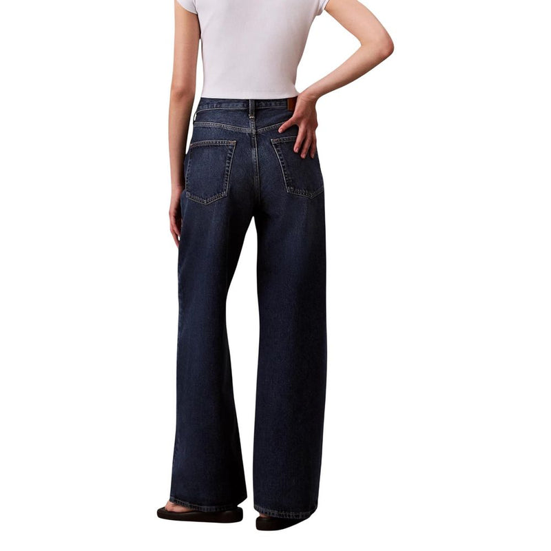 Calvin Klein Jeans Blue Recycled Cotton Bootcut Jeans for Women