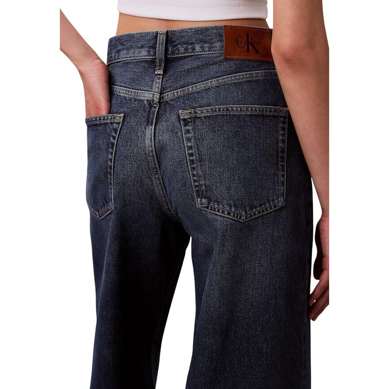 Calvin Klein Jeans Blue Recycled Cotton Bootcut Jeans for Women