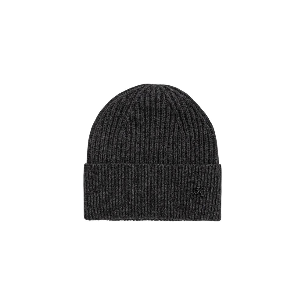 Casquette en Laine Grise Calvin Klein (Casquette de Baseball)