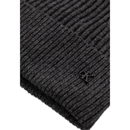 Casquette en Laine Grise Calvin Klein (Casquette de Baseball)