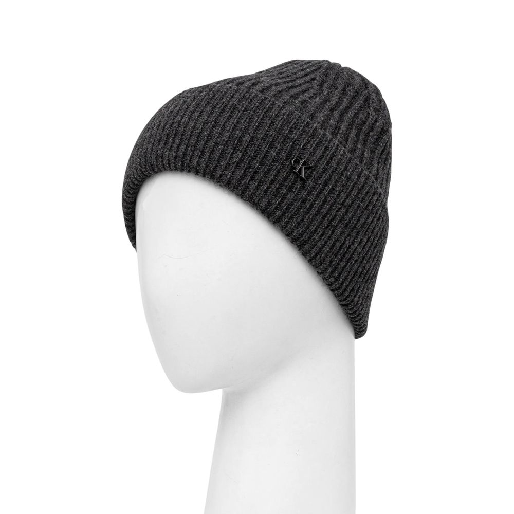 Casquette en Laine Grise Calvin Klein (Casquette de Baseball)