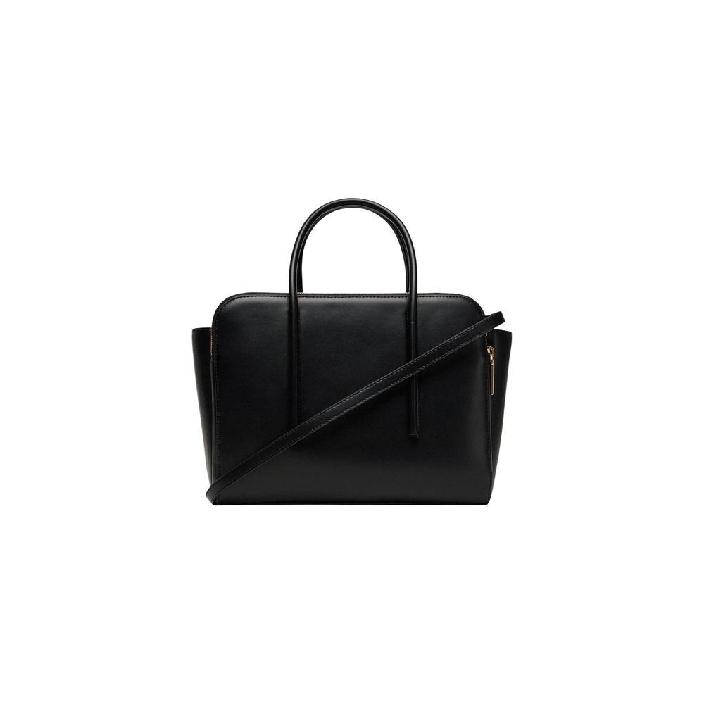 Calvin Klein Carryall Mini Black Leather Tote Bag LV04F3034G