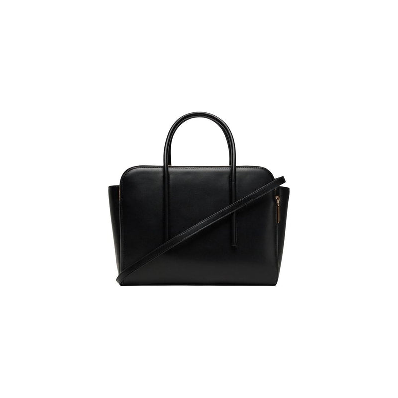 Calvin Klein Carryall Mini Black Leather Tote Bag LV04F3034G