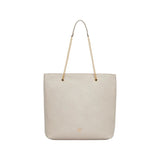 Calvin Klein Minimal Monogram Chain Tote Handbag - Beige