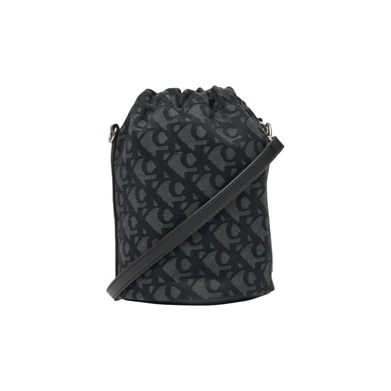 Calvin Klein CKJ Monogram Bucket Bag - Sac en Polyester Recyclé Noir