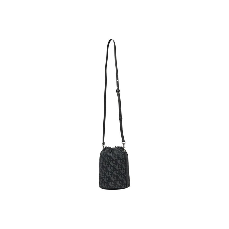 Calvin Klein CKJ Monogram Bucket Bag - Sac en Polyester Recyclé Noir