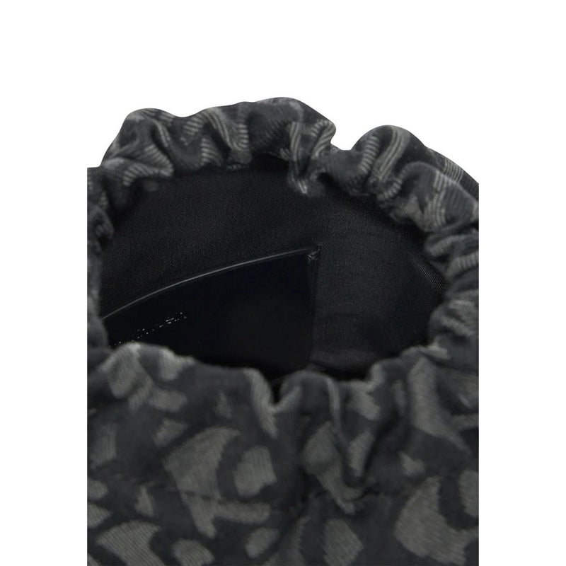 Calvin Klein CKJ Monogram Bucket Bag - Sac en Polyester Recyclé Noir