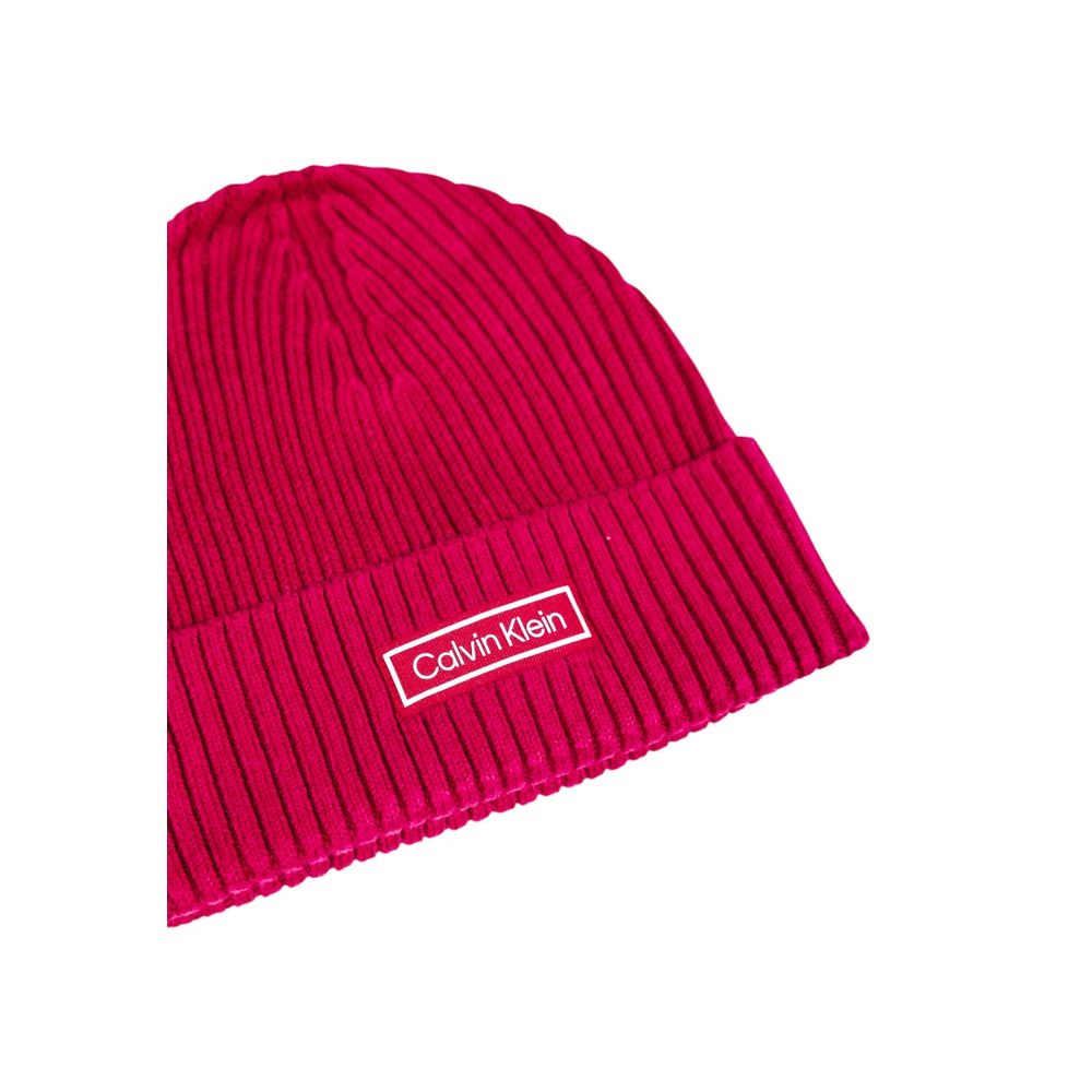 Casquette Calvin Klein rose en coton