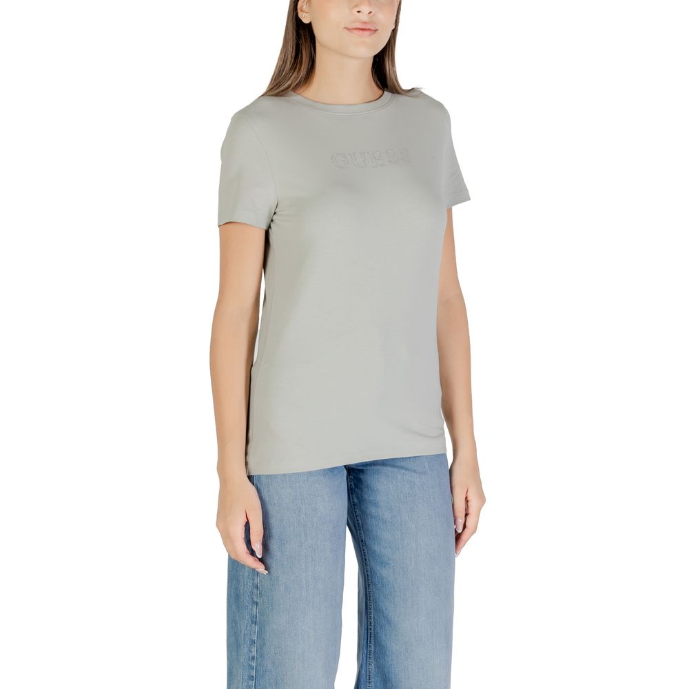 Guess Active BRIANA Green Cotton T-Shirt for Women