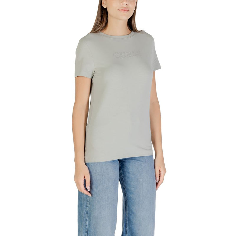 Guess Active BRIANA Green Cotton T-Shirt for Women