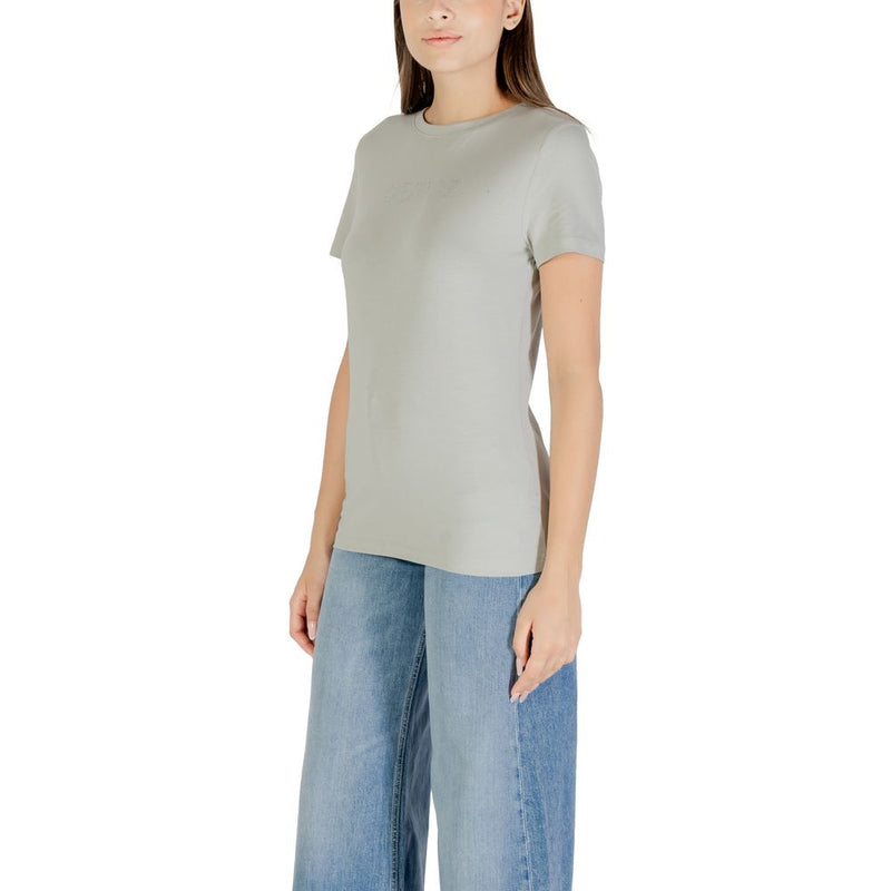Guess Active BRIANA Green Cotton T-Shirt for Women