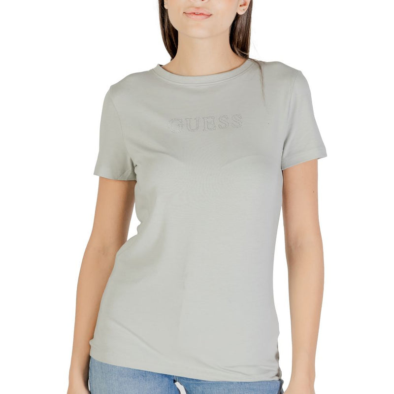 Guess Active BRIANA Green Cotton T-Shirt for Women