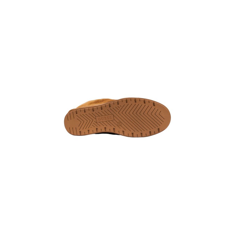 Guess Guinna Beige Suede Leather Ankle Boots for Women