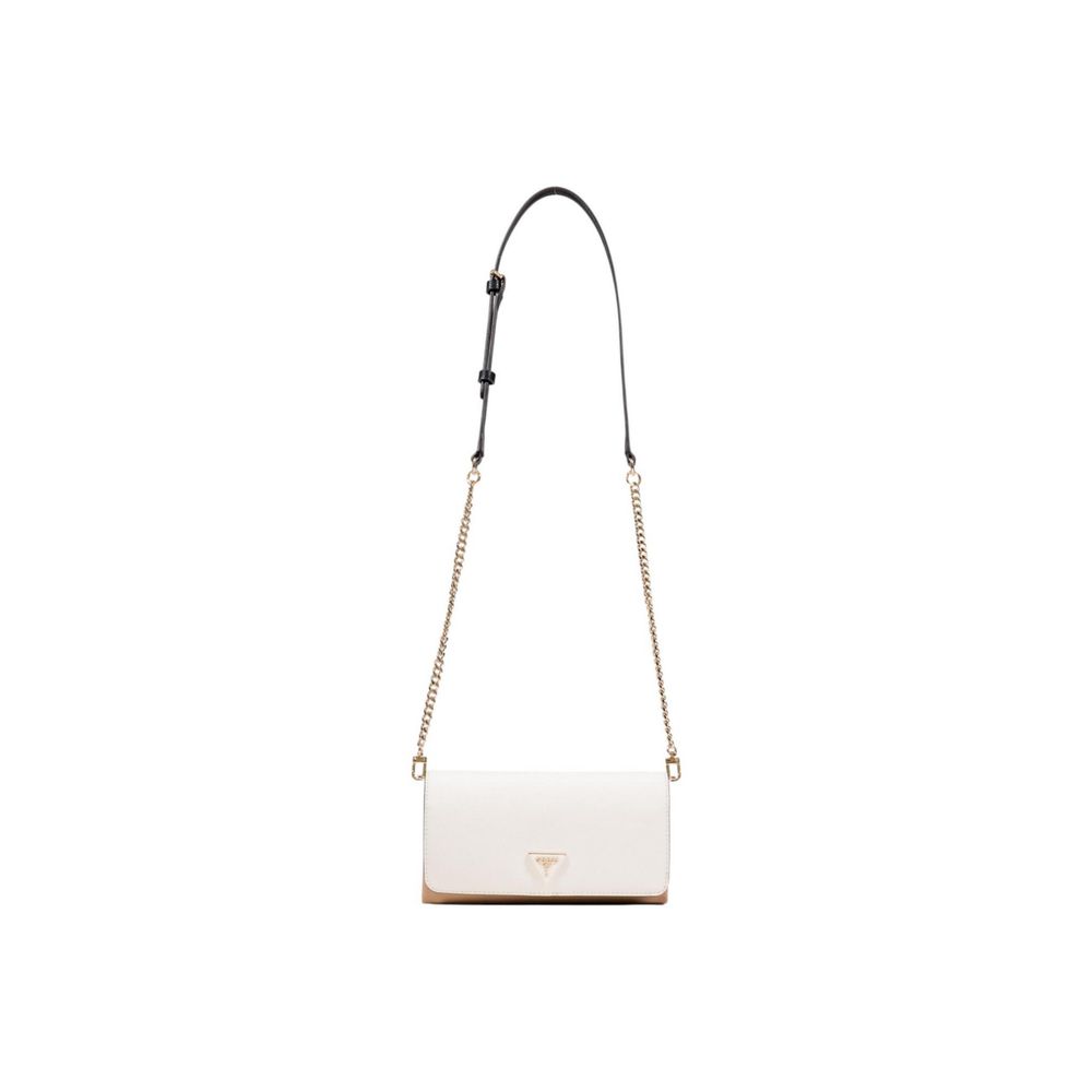 Guess Noelle II Beige Polyurethane Clutch Bag