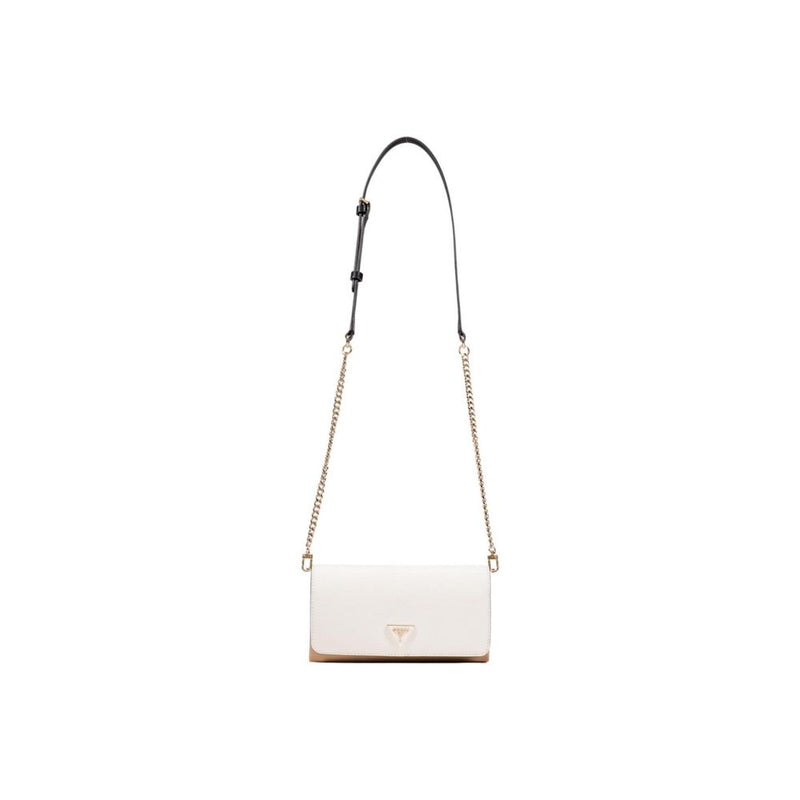 Guess Noelle II Beige Polyurethane Clutch Bag