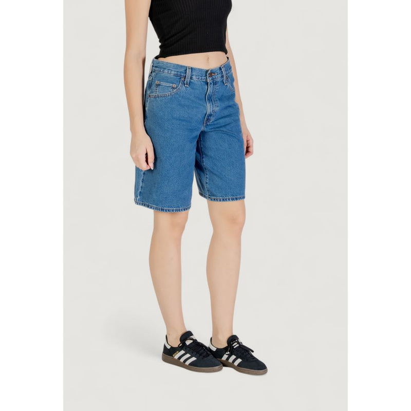 Levi's Baggy Dad Jort Foolish Love Women's Blue Cotton Shorts