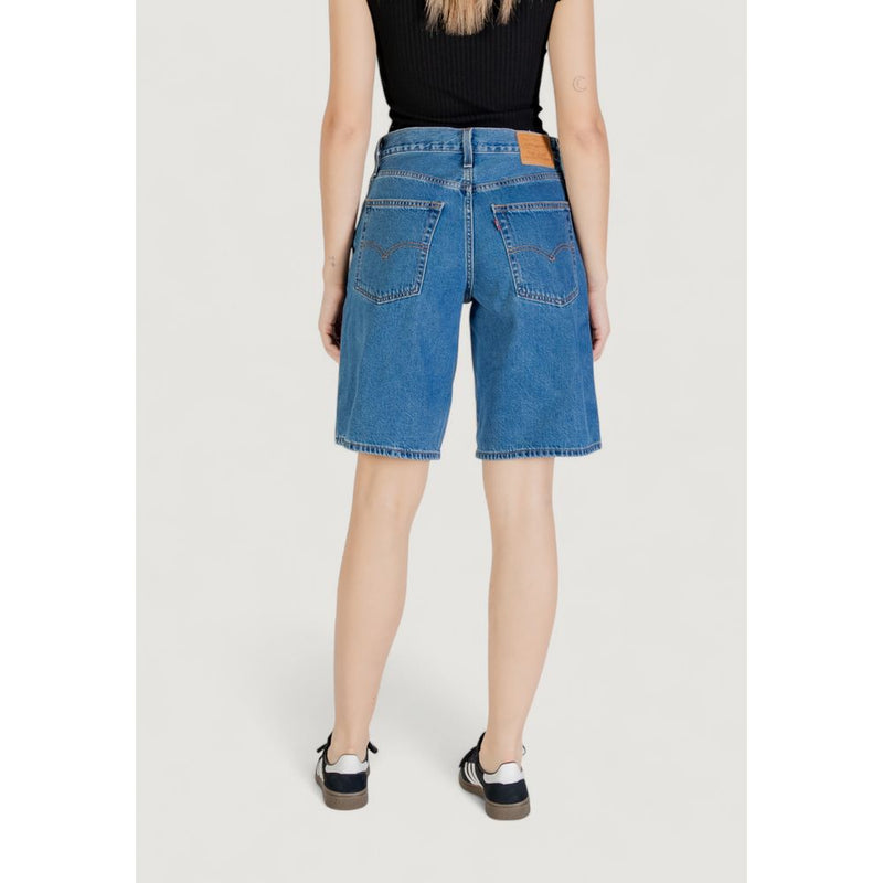 Levi's Baggy Dad Jort Foolish Love Women's Blue Cotton Shorts