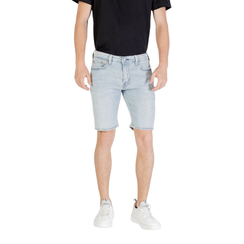 Levi's Light Blue Cotton Bermuda Shorts for Men