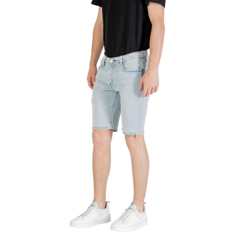 Levi's Light Blue Cotton Bermuda Shorts for Men