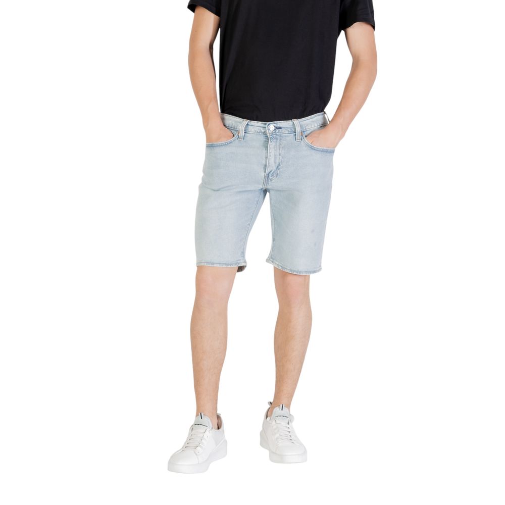 Levi's Light Blue Cotton Bermuda Shorts for Men