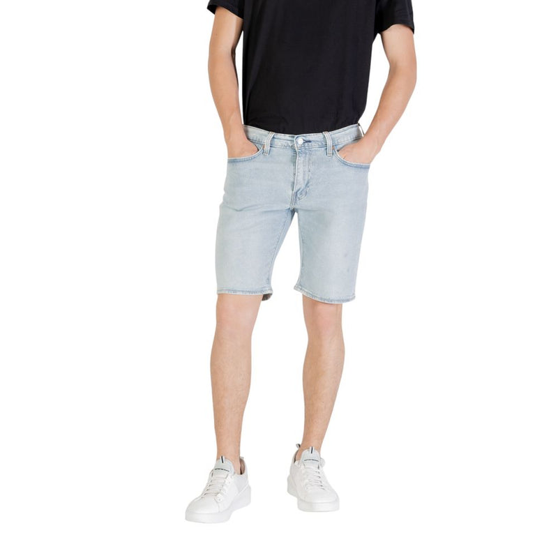 Levi's Light Blue Cotton Bermuda Shorts for Men