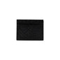 Porte-cartes en cuir noir Armani Exchange