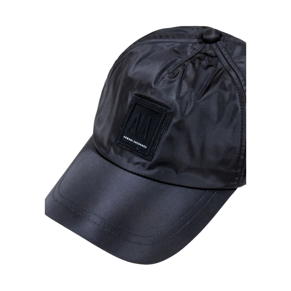 Armani Exchange Zwarte Polyamide Pet (Baseballpet)