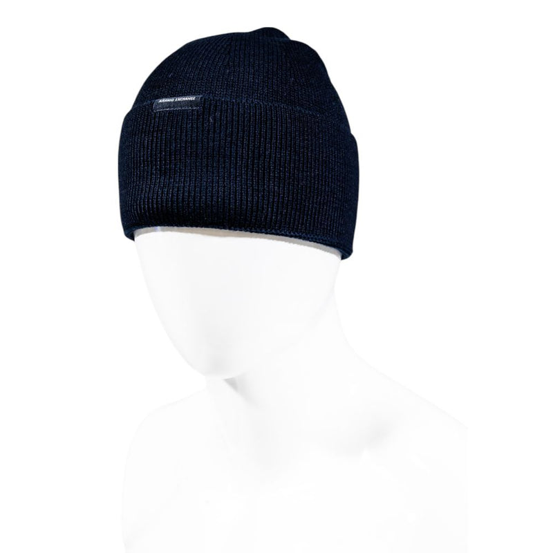 Casquette Armani Exchange bleue en marabout