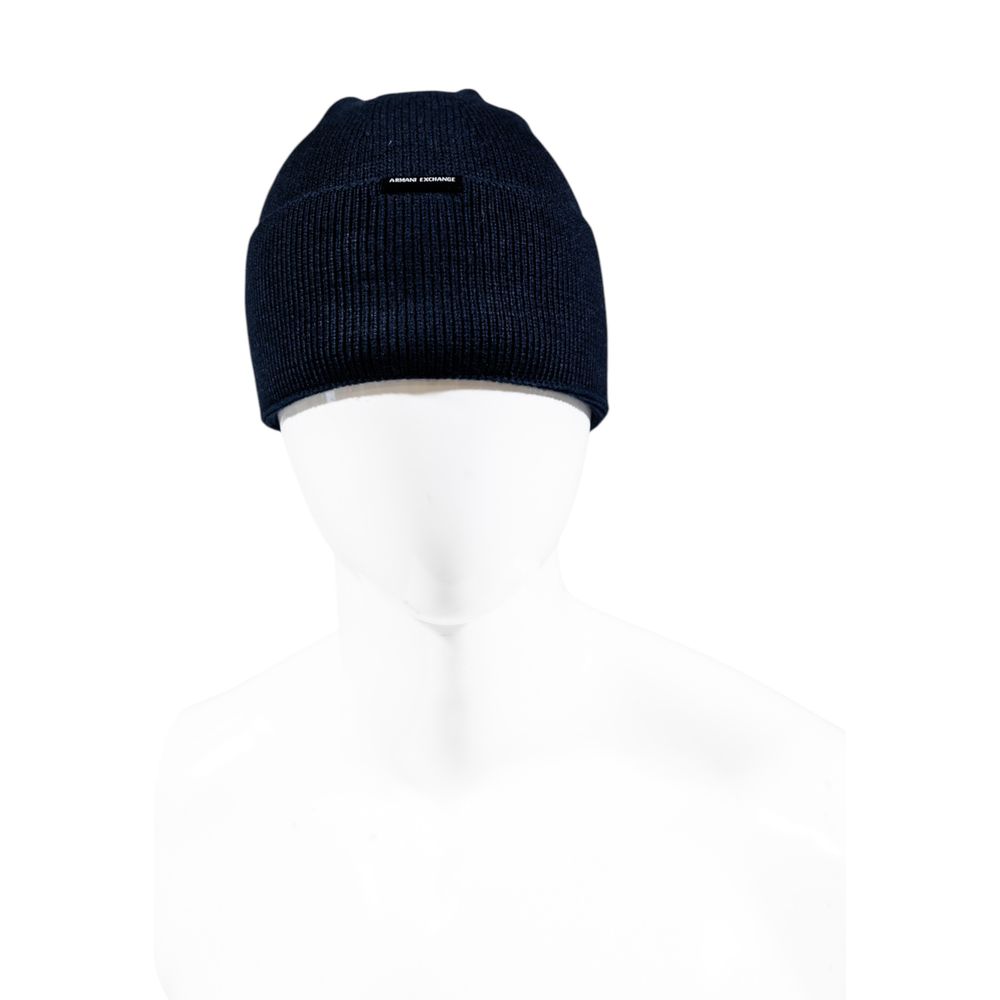 Casquette Armani Exchange bleue en marabout