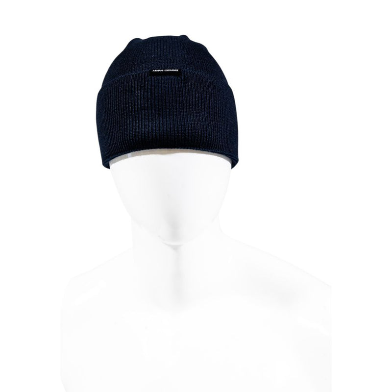 Casquette Armani Exchange bleue en marabout