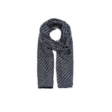 Écharpe Armani Exchange bleue en viscose
