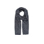 Écharpe Armani Exchange bleue en viscose