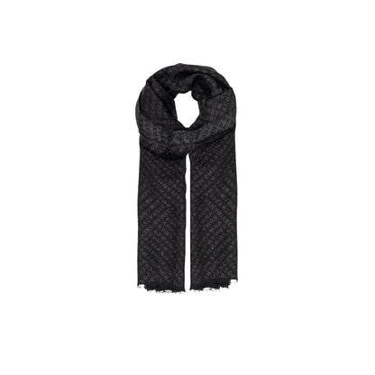 Écharpe en Viscose Noire Armani Exchange