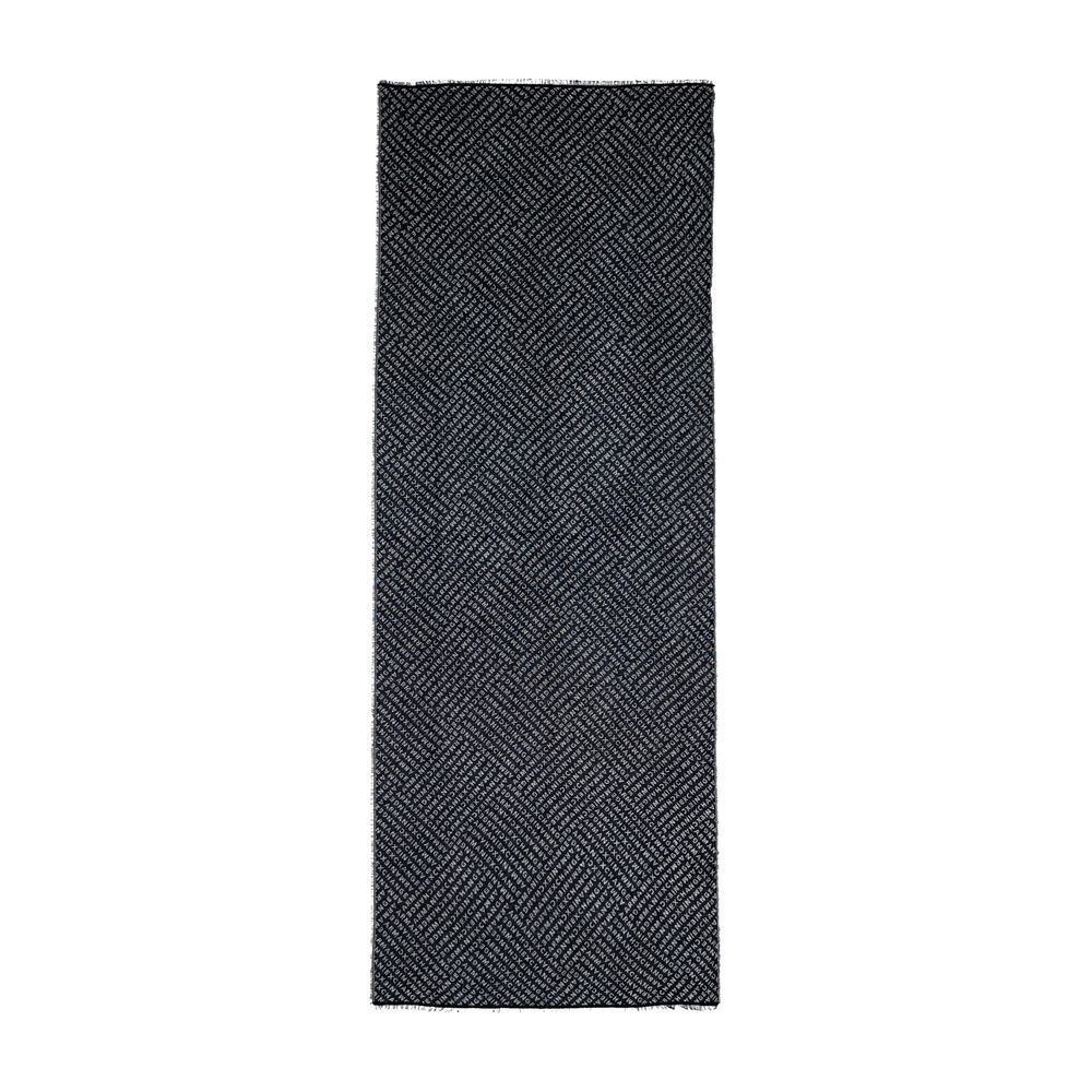 Écharpe Armani Exchange bleue en viscose