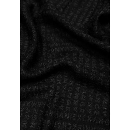 Écharpe en Viscose Noire Armani Exchange