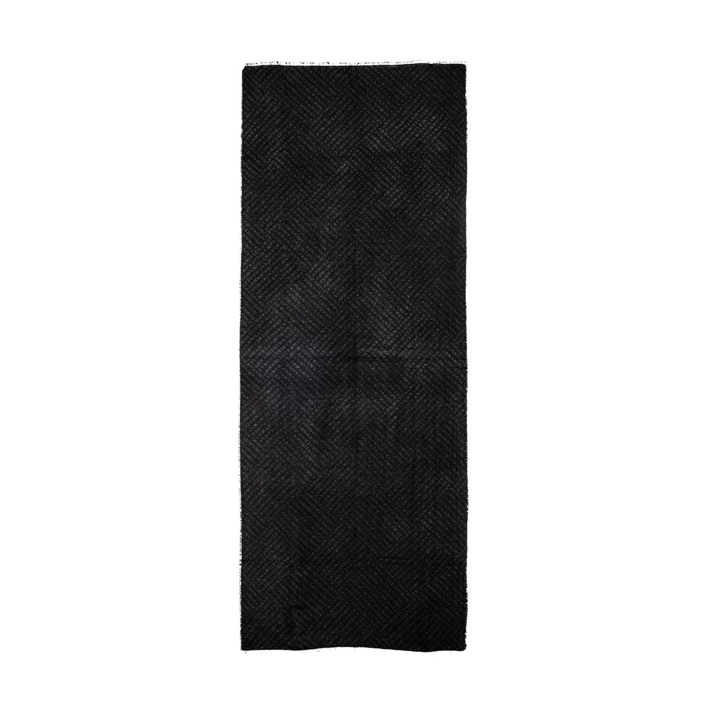 Écharpe en Viscose Noire Armani Exchange