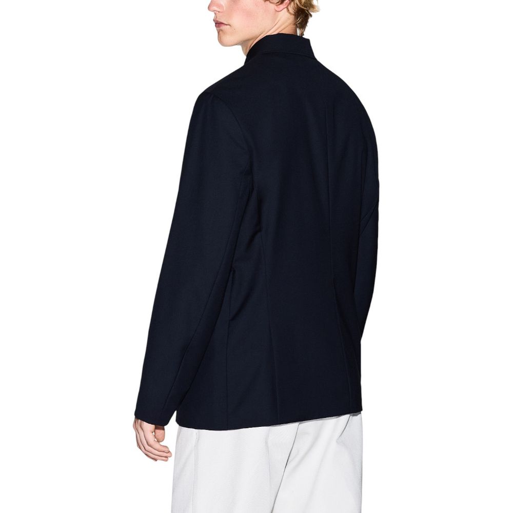 Armani Exchange, blazer noir en polyester