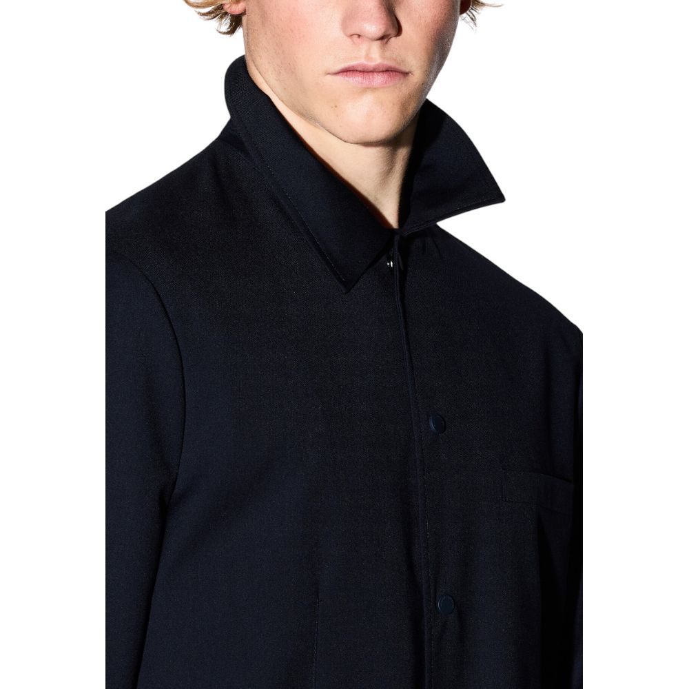 Armani Exchange, blazer noir en polyester